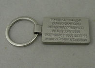3D Zinc Alloy Keychain Misty srebrzenie Dla Car Key Chains