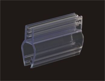 Dostosowane Plastikowe wytłaczane Posiadacze detaliczny znak, PVC Uchwyt etykiet do wyświetlania Detalicznej