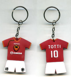 Red Manchester United Football reklamowe Breloki Miękkie PVC / Guma