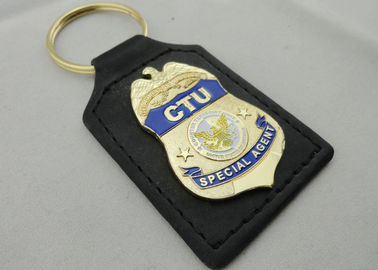 CTU agent specjalny niestandardowe aluminium, PCV miękkie, skórzane Breloki / Dostosowane do pęku kluczy