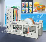 Plastic Film Lable 6 kolorów Flexo Printing Machine Z Un Winder Systemu