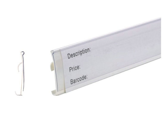 Niestandardowe Cena detaliczna Wyświetlanie PVC przezroczystego plastiku Label Uchwyt do sklepu, supermarketu 31239