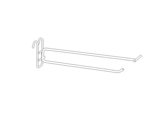 Metal Peg skanowania gridwall drutu Pokaż detaliczny Haki z chrom, cynk, nikiel płyty 31131,31132,31133