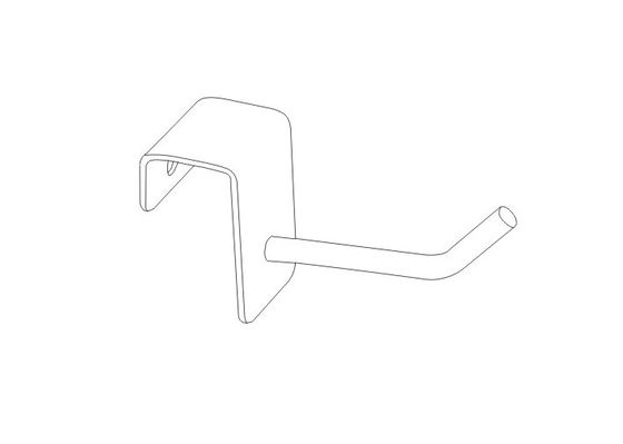 Metal Peg Steel stalwall drutu sklep czapka, szalik wisi wyświetlacza detaliczny Hooks31161,31162,31163,31164,31165,31166