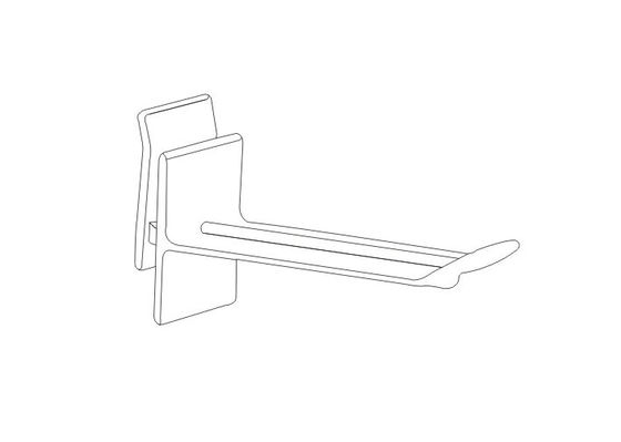 Płaski PP plastikowe produkty motyl supermarket wiszące detaliczne Pokaż Haki (3 - 6 cali) 31071,31072,31073,31074