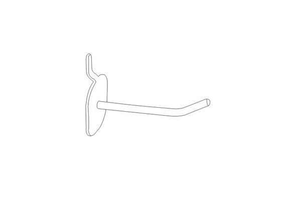 Stalowe blachy perforowanej Hak jest trwały Wyświetlacz detaliczny Haki z blachy perforowanej Hook Używany w supermarkecie 31146,31147,31148,31149