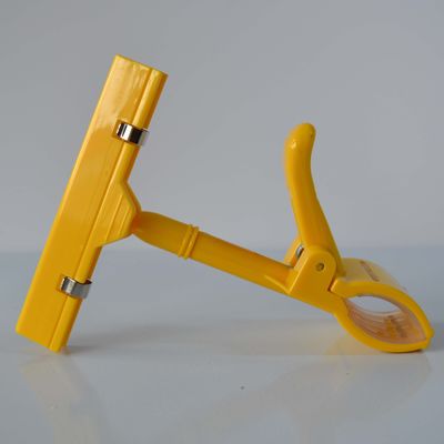 Supermarket Klipy Thumb kształt, Price Tag Holder Clip przegub uniwersalny