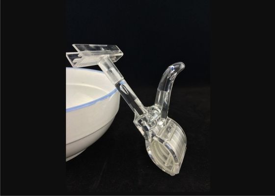 Elastycznego tworzywa Price Tag Uchwyt klips, ABS Transparentny Pop Zarejestruj Holder