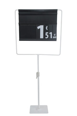 Z metali nieszlachetnych Piętro Plakat Stojaki, Supermarket Stojące Picture Frame Uchwyt
