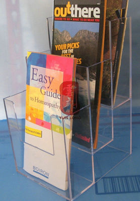 3 Tier Usuń Broszura stojaków, naścienny Magazine Rack