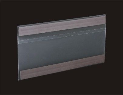 Supermarket Plastic Label Posiadacz / wyciskanych HolderWith 2szt Magnetic Strip