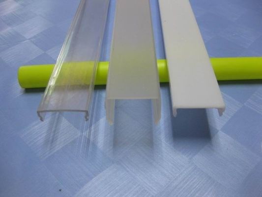 Przezroczyste plastikowe wyciskane kształtuje supermarket / sklep PVC pasek danych