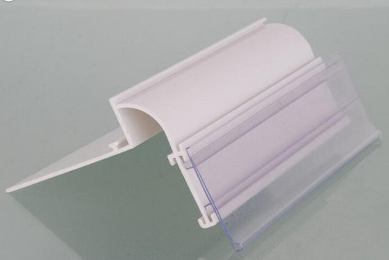 Przezroczyste plastikowe wyciskane kształtuje supermarket / sklep PVC pasek danych