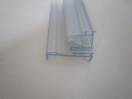 Przezroczyste plastikowe wyciskane kształtuje supermarket / sklep PVC pasek danych