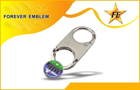 Supermarket Wózek Coin Coin i Kluczy Uchwyt Brelok z niestandardowego logo