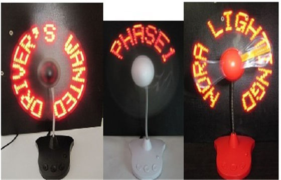 Urocze 110MM LED miga Wentylator Na Biznes pamiątki / LED z wentylatorem