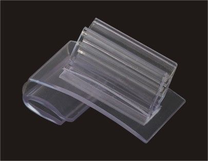 Elastyczne zawieszany plastikowe uchwyty detaliczny znak dla domu towarowego PVC Pop Zarejestruj Holder